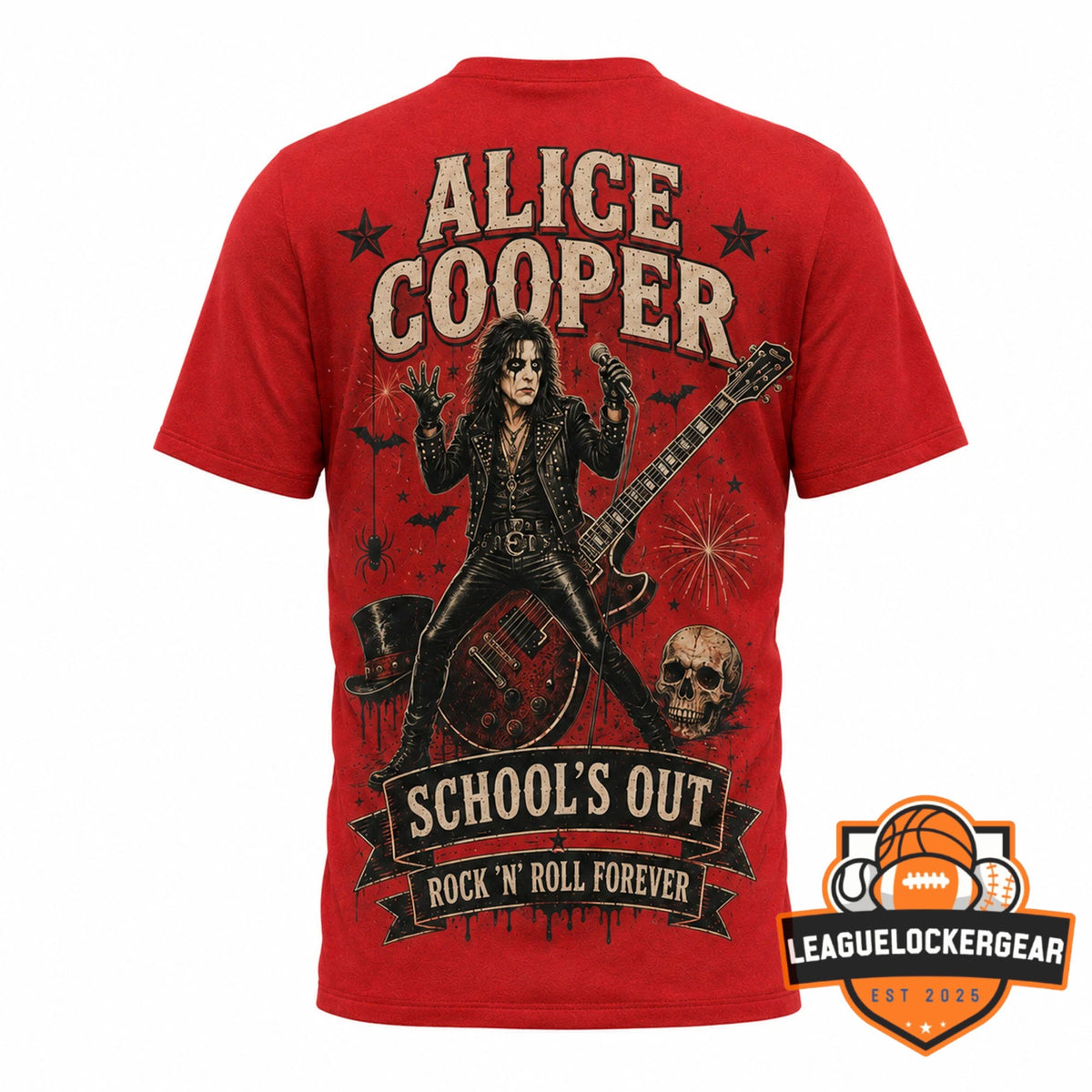 Alice Cooper Welcome To My Nightmare 3D T-Shirt - LeagueLockerGear