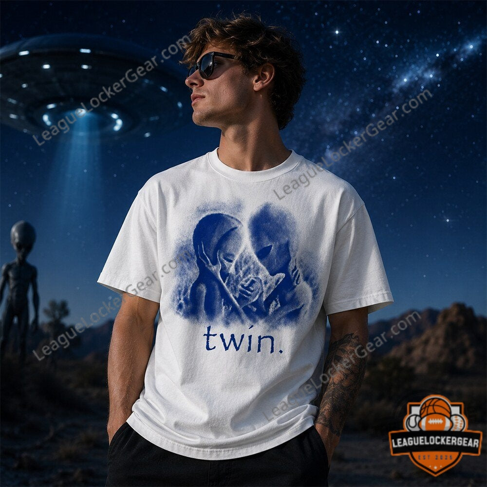 Blue Twin Alien 2026 T-Shirt - LeagueLockerGear