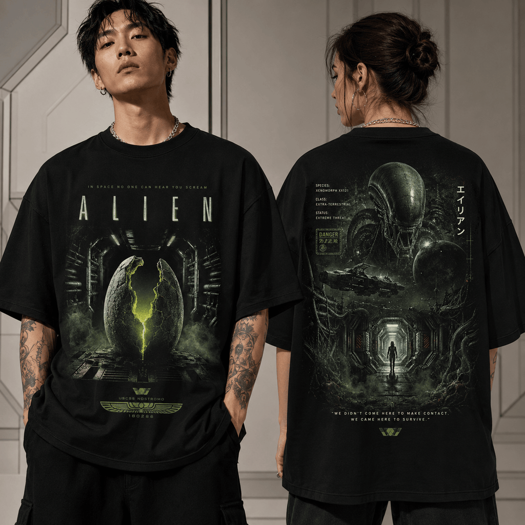 Alien Xenomorph Nostromo Ship T-Shirt - LeagueLockerGear