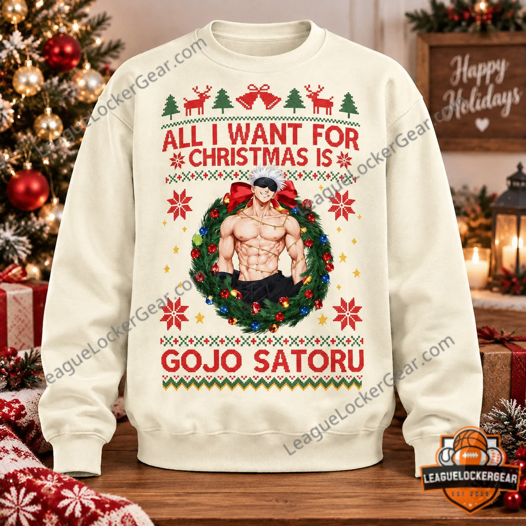 All I Want For Christmas Gojo Satoru Sweatshirt
