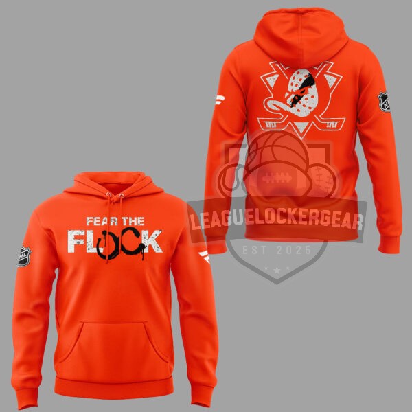 Anaheim Ducks Fear The Flock Playoffs 2026 Hoodie - LeagueLockerGear