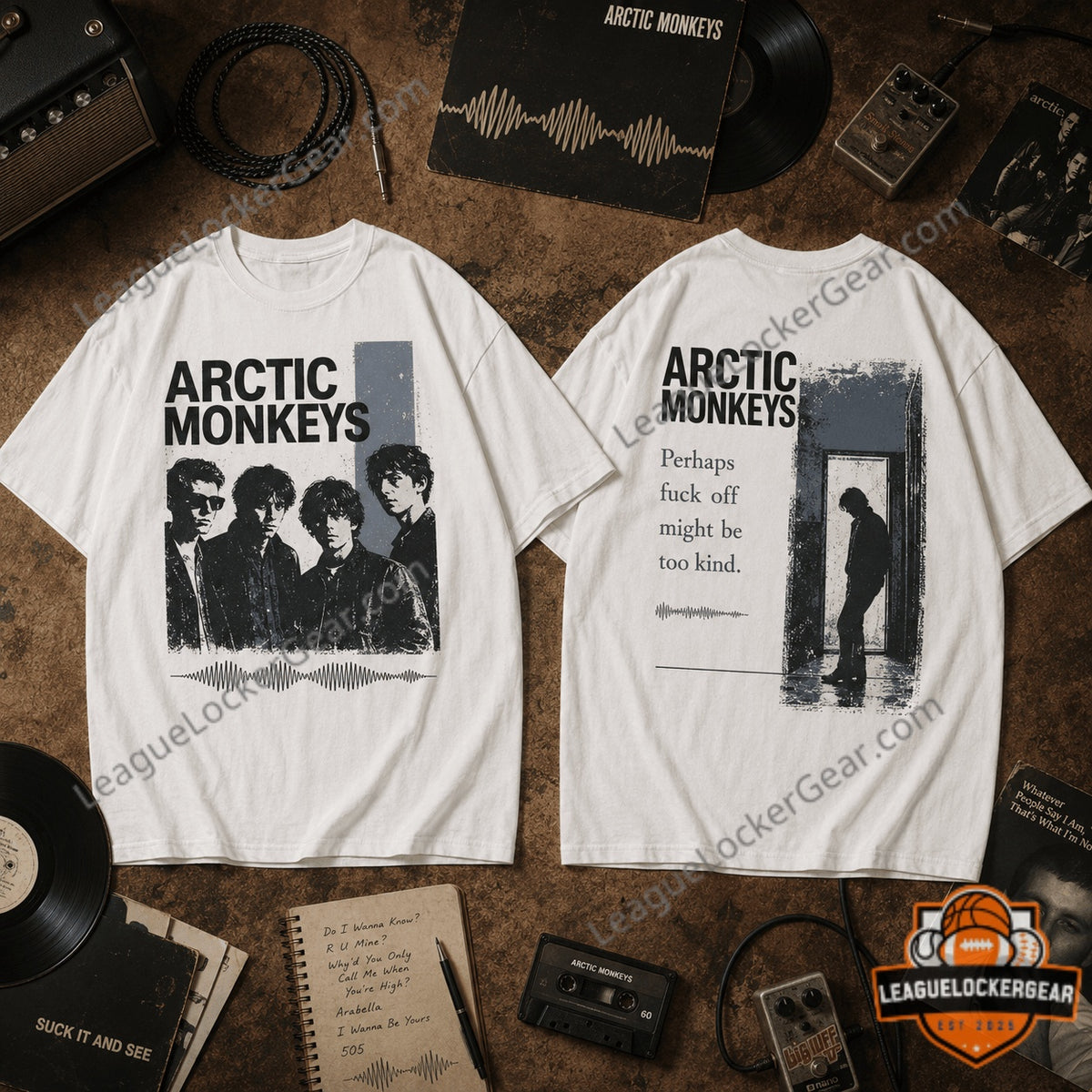 Arctic Monkeys 505 Song Lyric T-Shirt - LeagueLockerGear