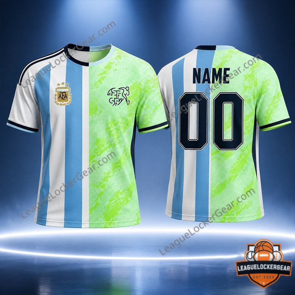 Argentina vs Switzerland FIFA World Cup 2026 Football Jersey - LeagueLockerGear