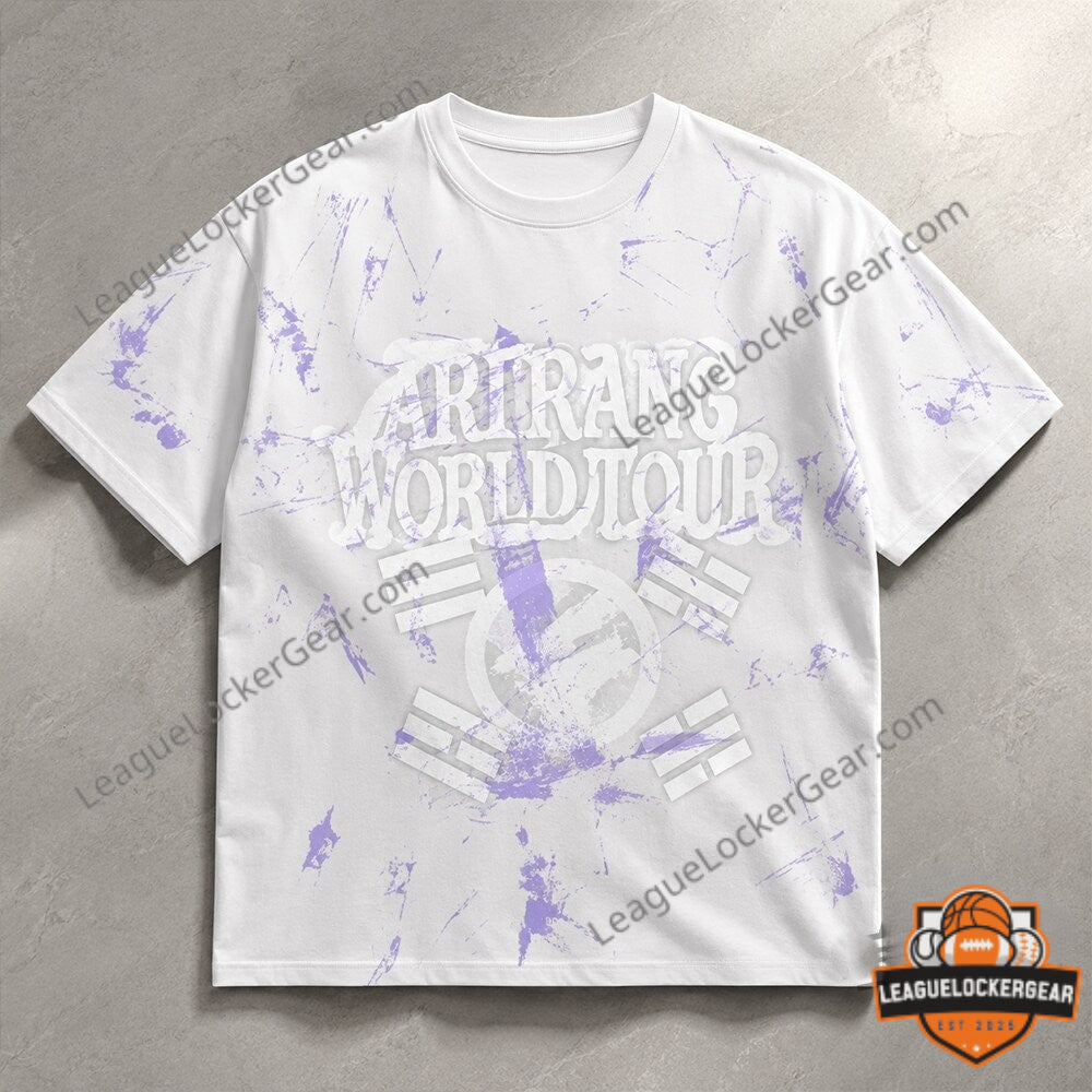 BTS Jin Arirang World Tour 2026 White Shirt - LeagueLockerGear
