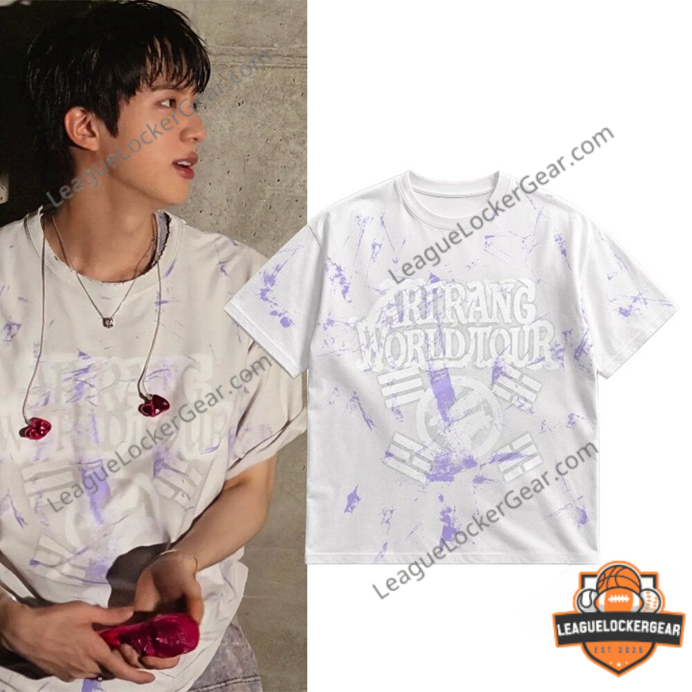 BTS Jin Arirang World Tour 2026 White Shirt - LeagueLockerGear
