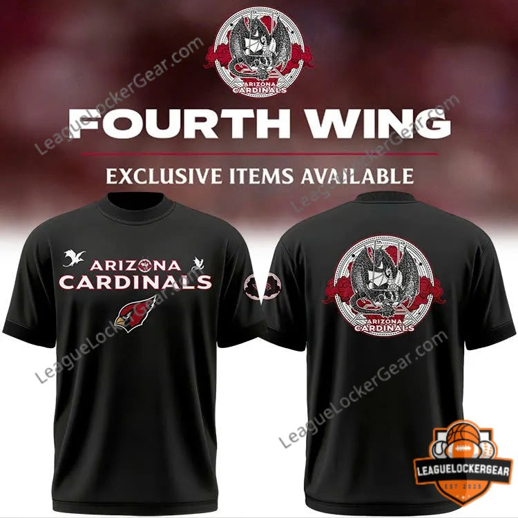 Arizona Cardinals Fourth Wing T-Shirt - LeagueLockerGear