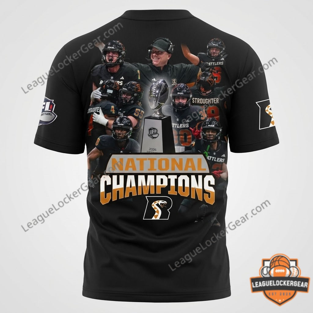 Arizona Rattlers 2026 IFL National Champions T-Shirt