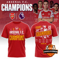 Arsenal F.C. Premier League Champions 2025-26 T-Shirt - LeagueLockerGear