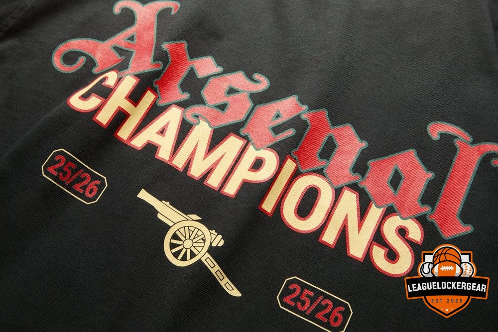 Arsenal Football Club Champions 25/26 Premier League T-Shirt - LeagueLockerGear