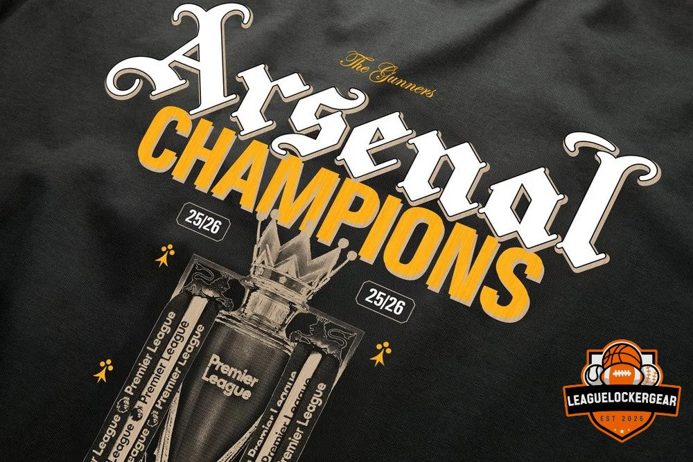 Arsenal Football Club Champions 25/26 Premier League T-Shirt - LeagueLockerGear