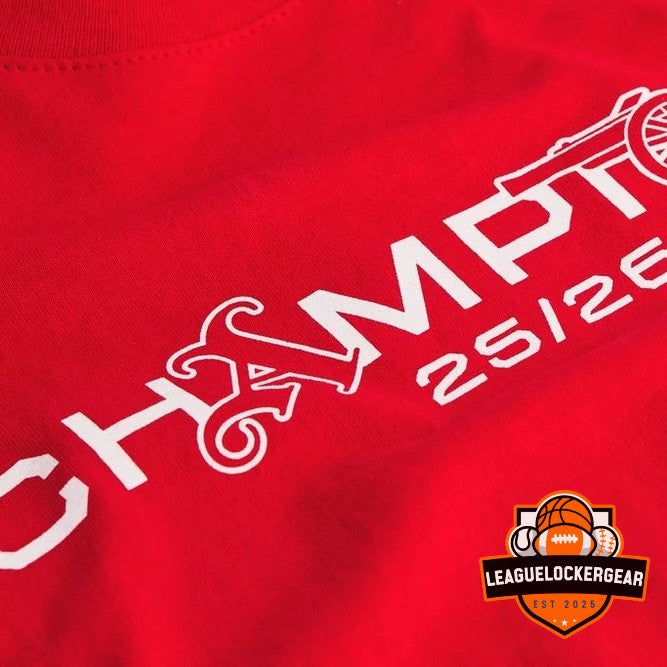 Arsenal Football Club Champions 25/26 T-Shirt - LeagueLockerGear