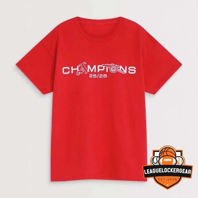 Arsenal Football Club Champions 25/26 T-Shirt - LeagueLockerGear