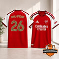 Arsenal Football Club Champions 26 Football Jersey - LeagueLockerGear