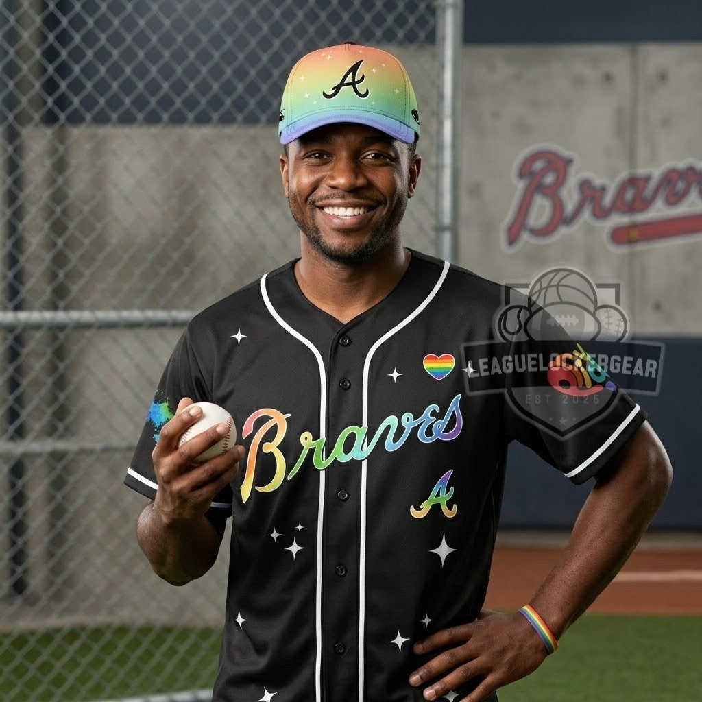 Atlanta Braves Love Is Love Pride Baseball Jersey - LeagueLockerGear