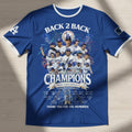 Back 2 Back Champions 2025 Baseball T-Shirt – LA Dodgers World Series Fan Tee - LeagueLockerGear
