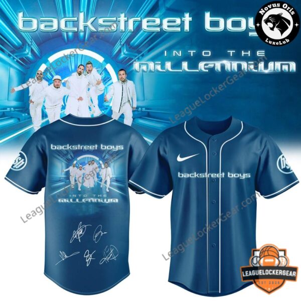 Backstreet Boys Into The Millennium Signed Custom Baseball Jersey - LeagueLockerGear