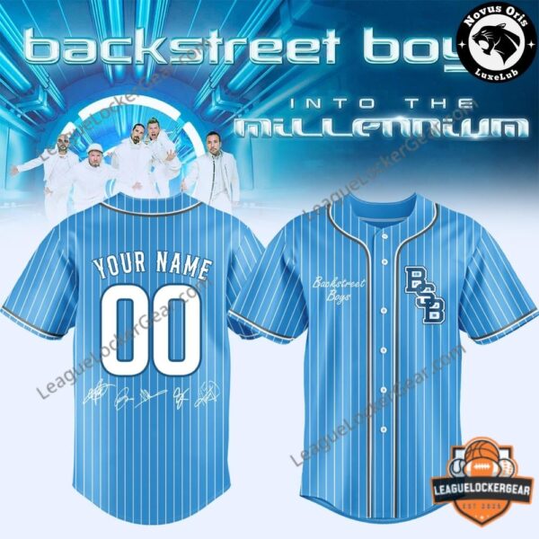 Backstreet Boys Into The Millennium Signed Custom Baseball Jersey - LeagueLockerGear