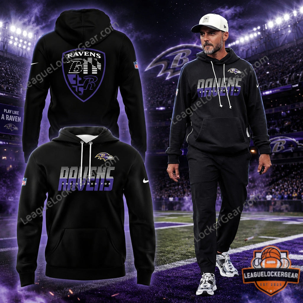 Baltimore Ravens Engineered for Ravens Hoodie - League Locker Gear