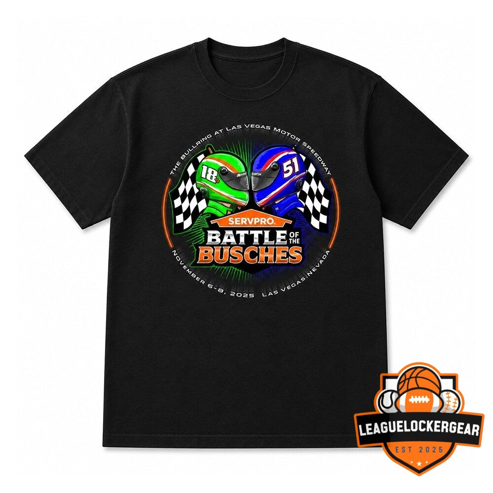 Kyle Buschs Wife Battle of the Busches T-Shirt - LeagueLockerGear