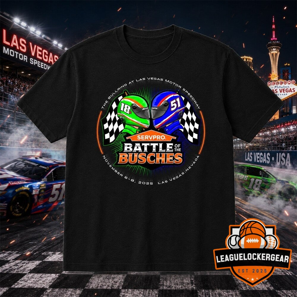 Kyle Buschs Wife Battle of the Busches T-Shirt - LeagueLockerGear