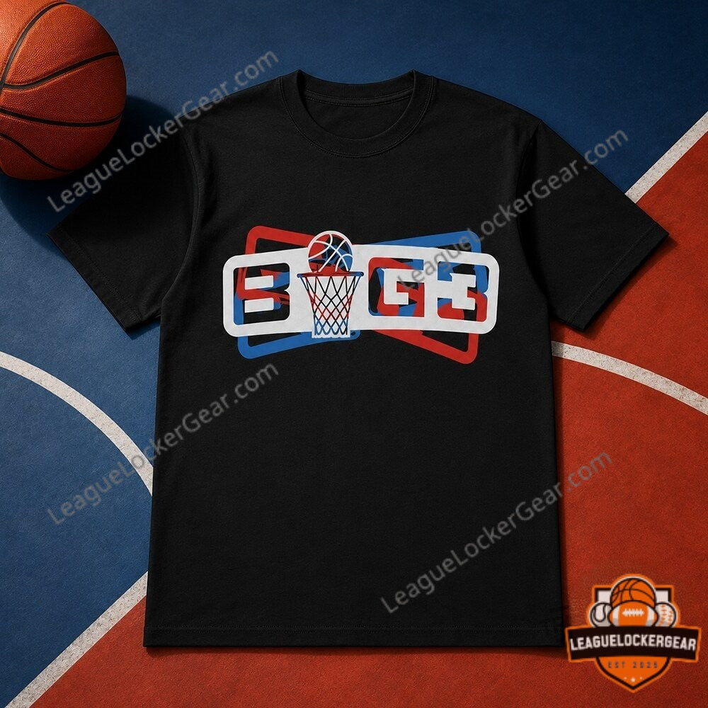 Ice Cube BIG3 All-Stars Logo Black T-Shirt - LeagueLockerGear