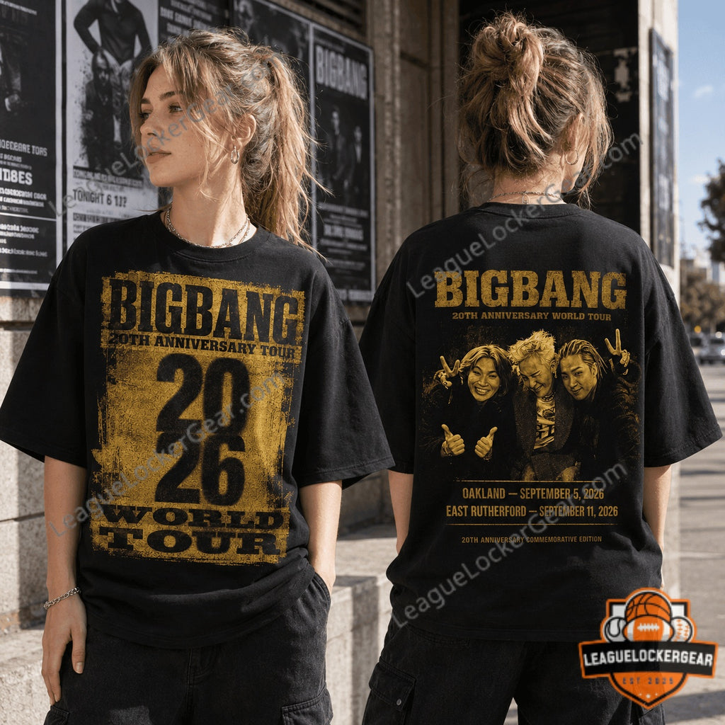 BIGBANG 20th Anniversary World Tour 2026 T-Shirt - LeagueLockerGear