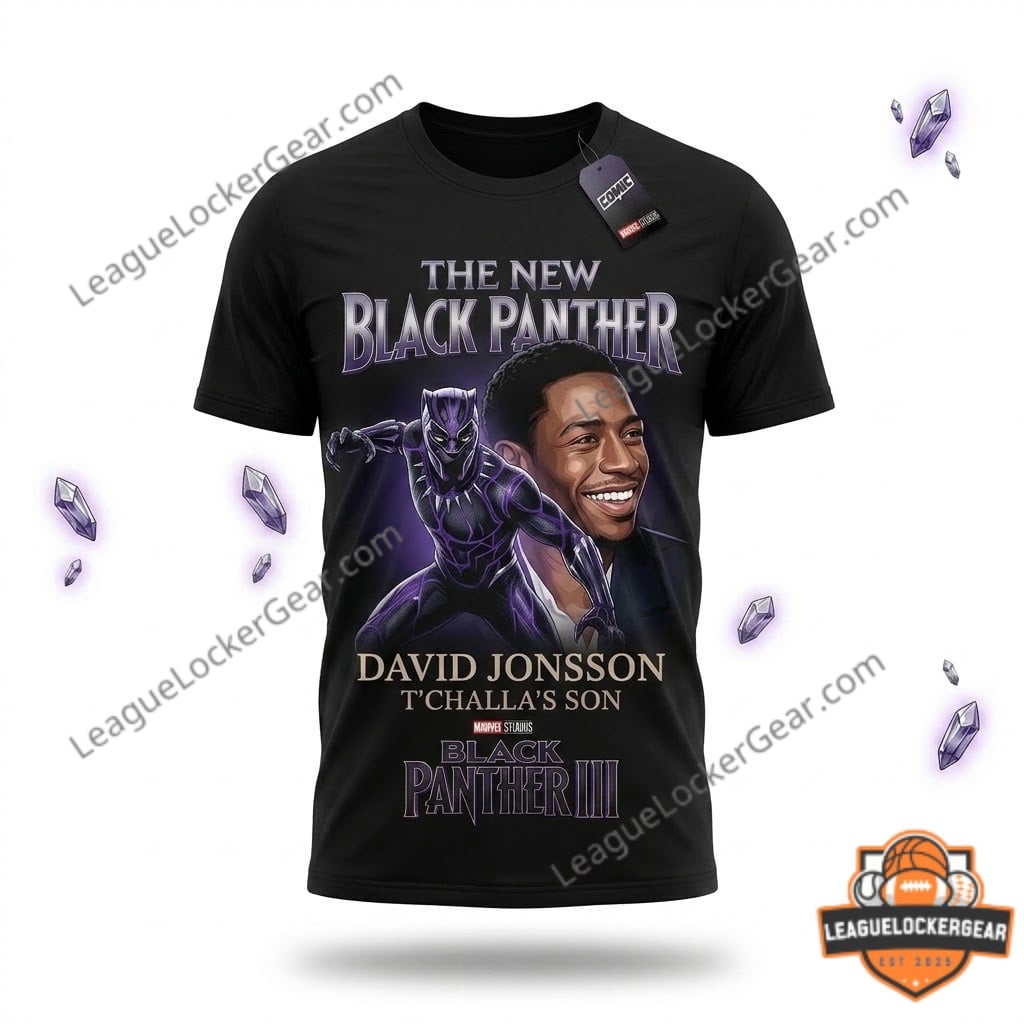 Black Panther David Jonsson T'Challa's Son III T-Shirt - LeagueLockerGear