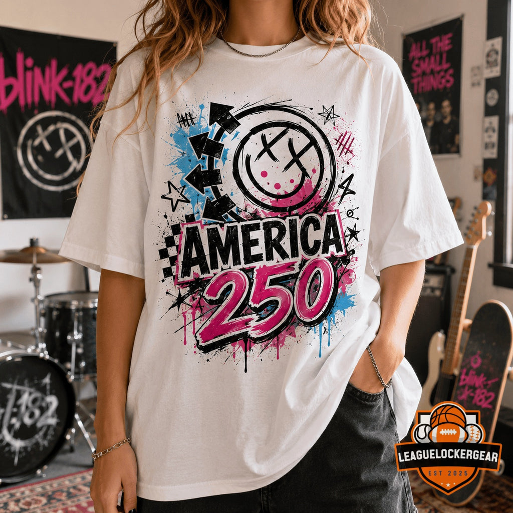 Blink-182 America 250th Anniversary T-Shirt - LeagueLockerGear