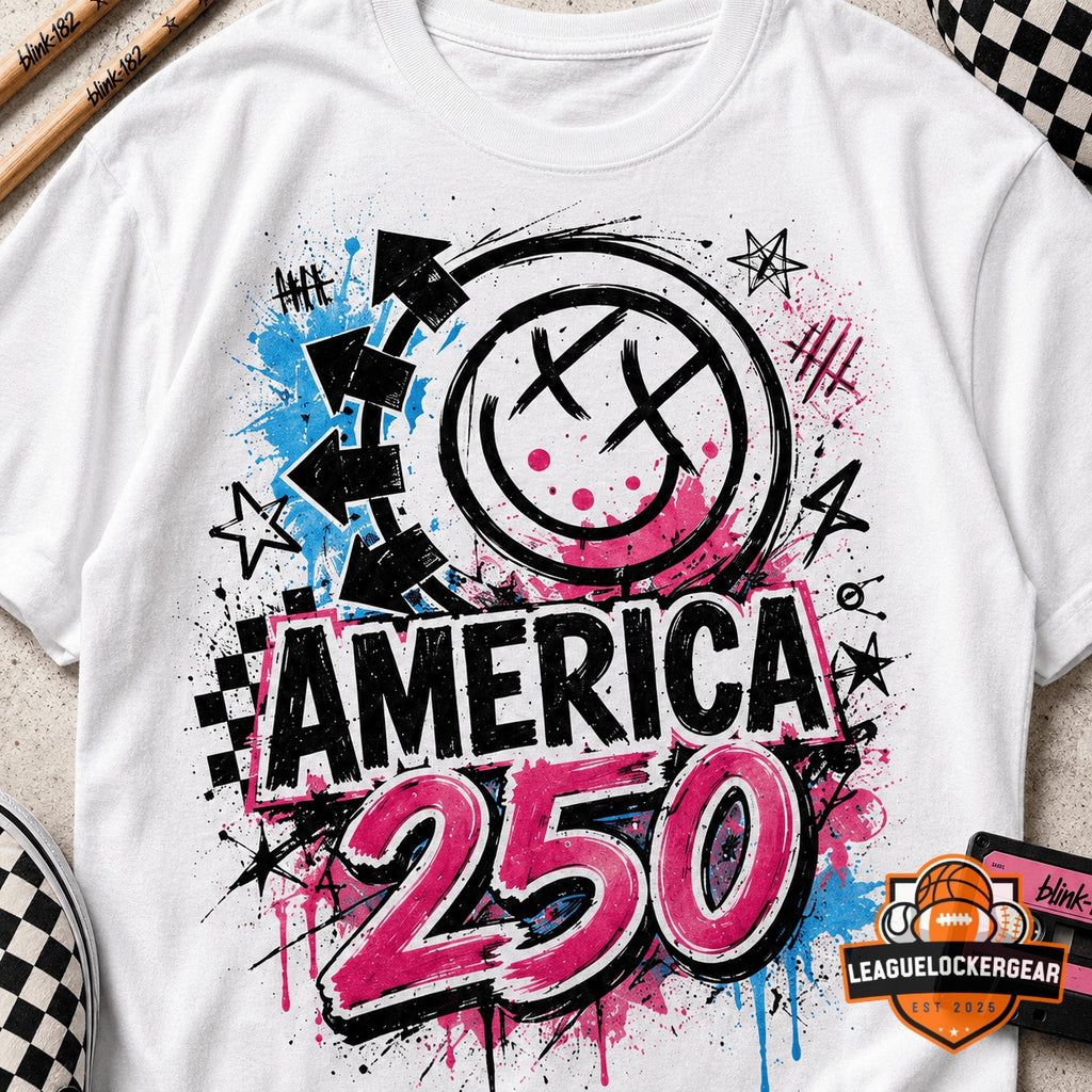 Blink-182 America 250th Anniversary T-Shirt - LeagueLockerGear