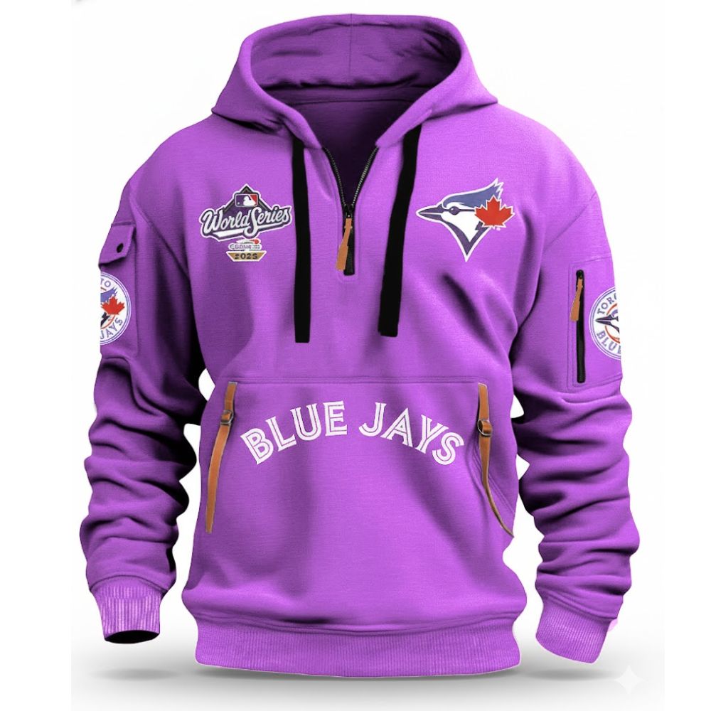 Toronto Blue Jays World Series 2025 Hoodie – Zip Pullover Sweatshirt - LeagueLockerGear