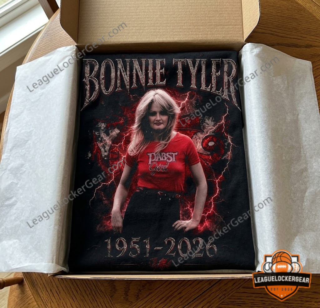 Bonnie Tyler REST IN PEACE T-Shirt - LeagueLockerGear