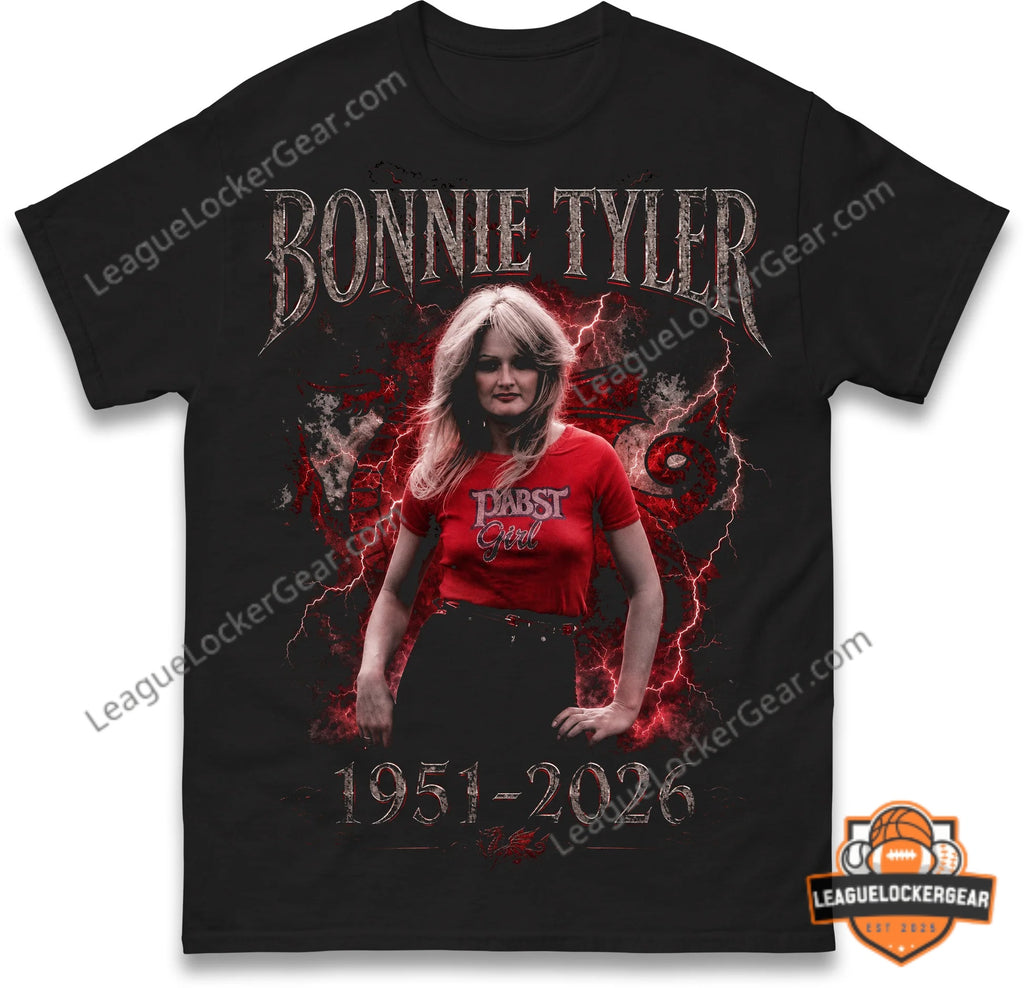 Bonnie Tyler REST IN PEACE T-Shirt - LeagueLockerGear