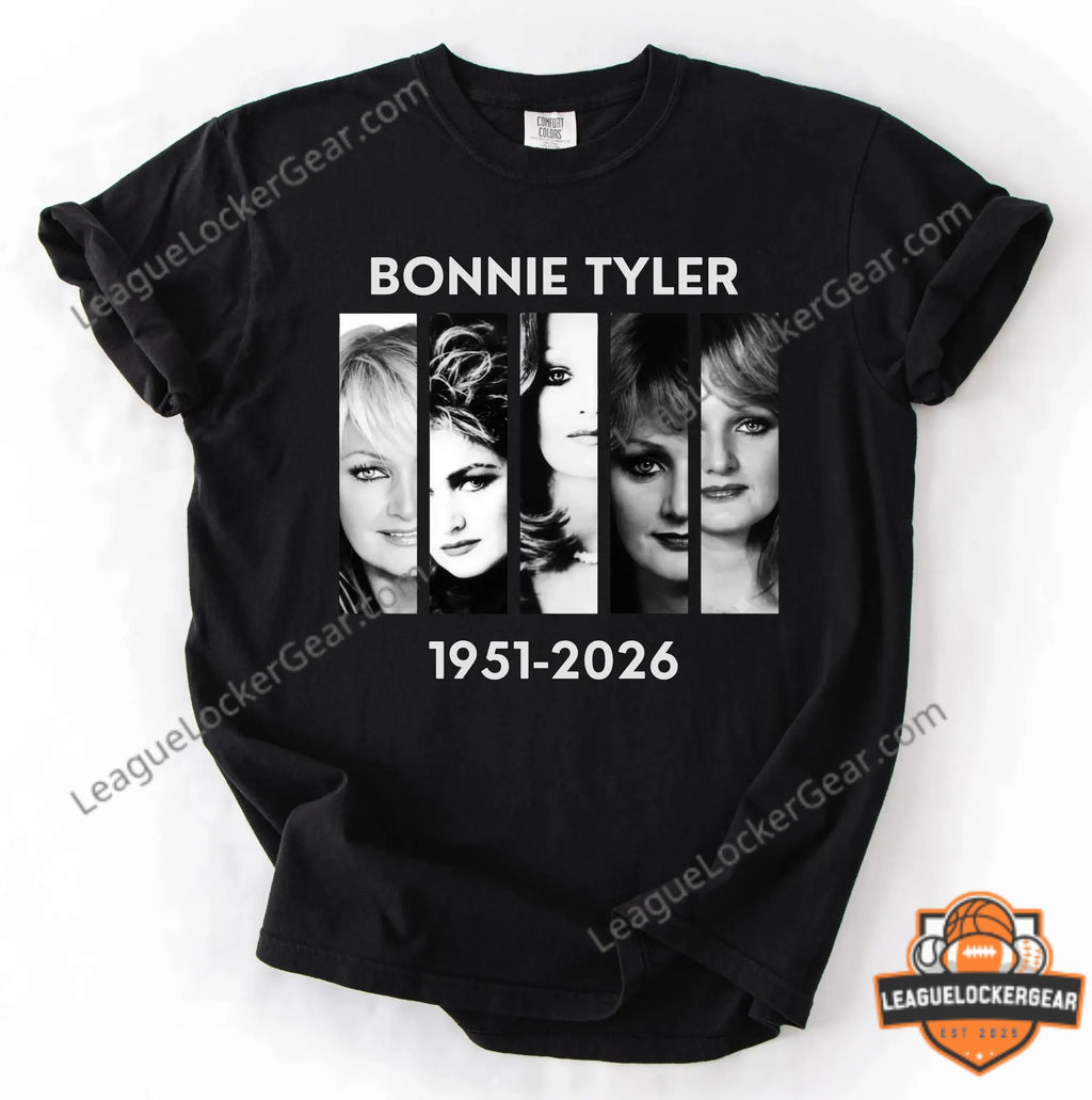 Bonnie Tyler In Our Memory 2026 T-Shirt - LeagueLockerGear