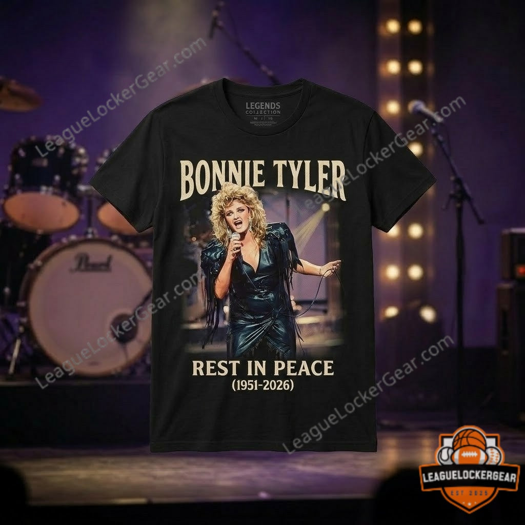 Bonnie Tyler Rest In Peace 2026 Total Eclipse T-Shirt - LeagueLockerGear