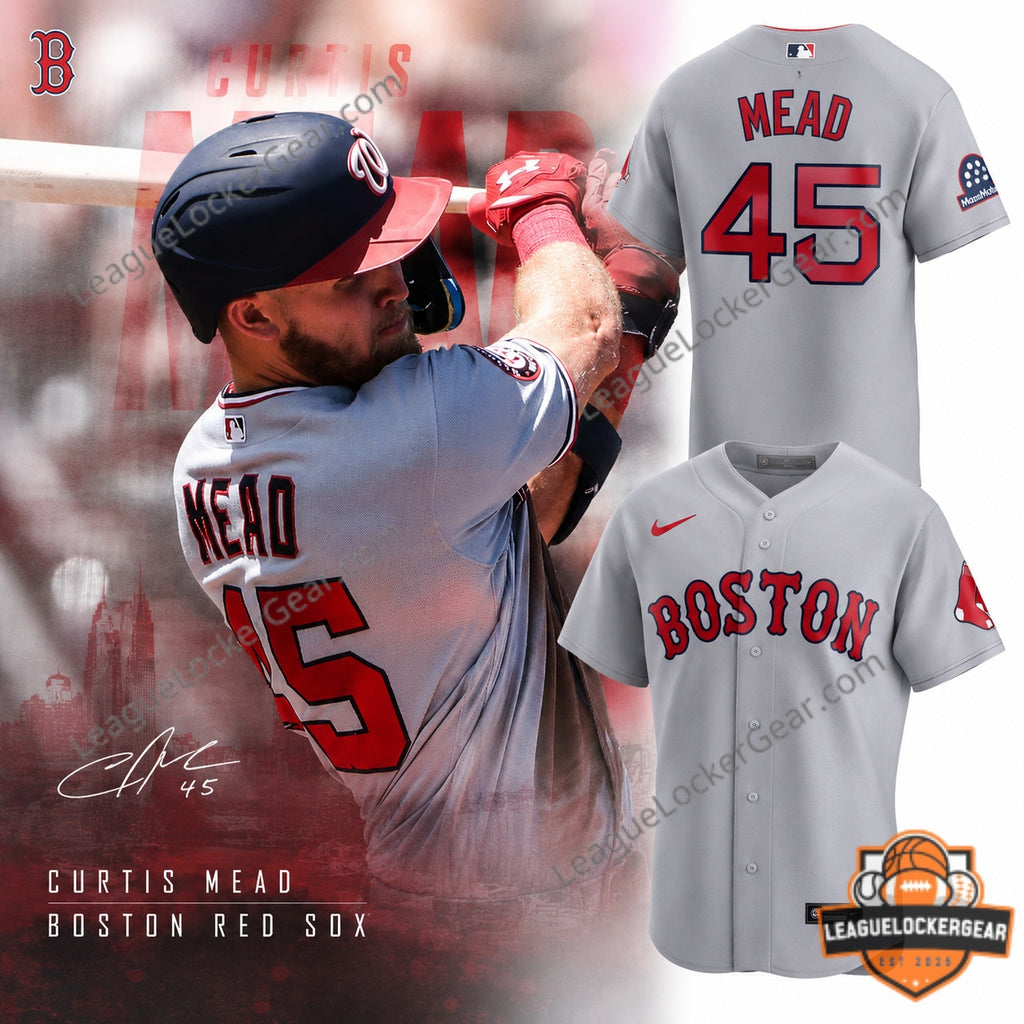 Boston Red Sox Curtis Mead #45 Baseball Jersey - LeagueLockerGear