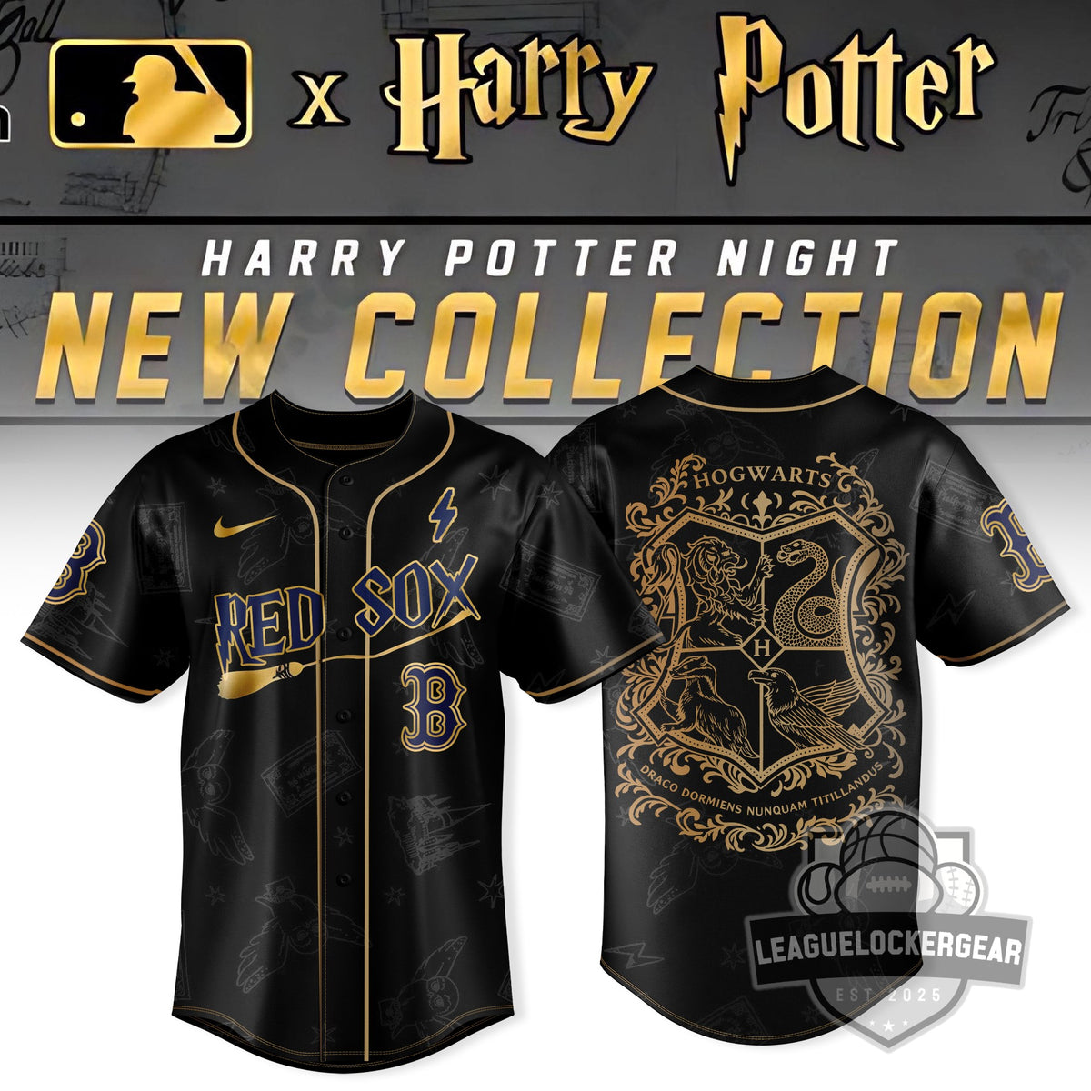 Boston Red Sox Harry Potter Night Baseball Jersey - LeagueLockerGear