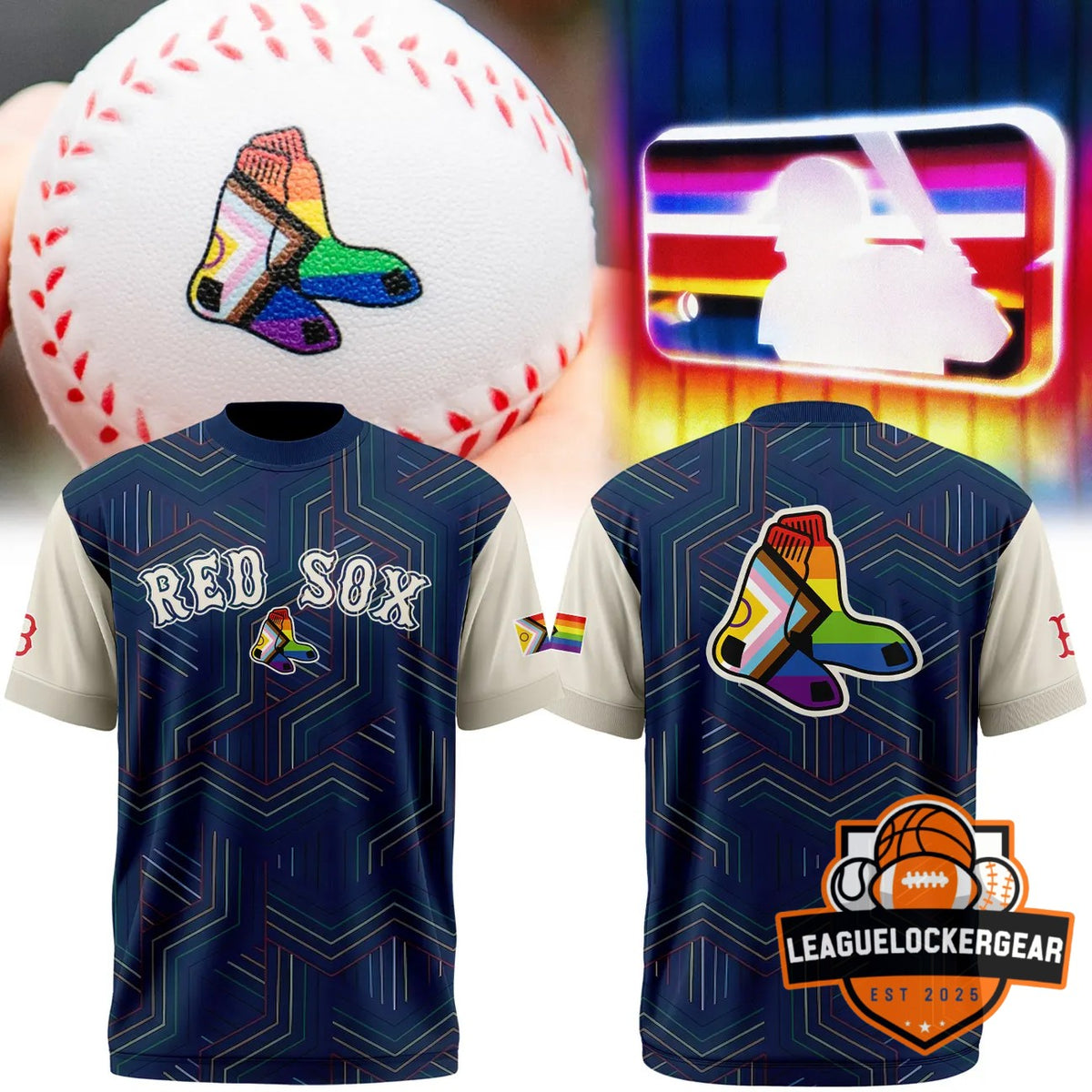 Boston Red Sox Pride Night 2026 T-Shirt - LeagueLockerGear