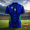 Brazil 2026 National Football Team Jesus Christ Football Jersey - LeagueLockerGear