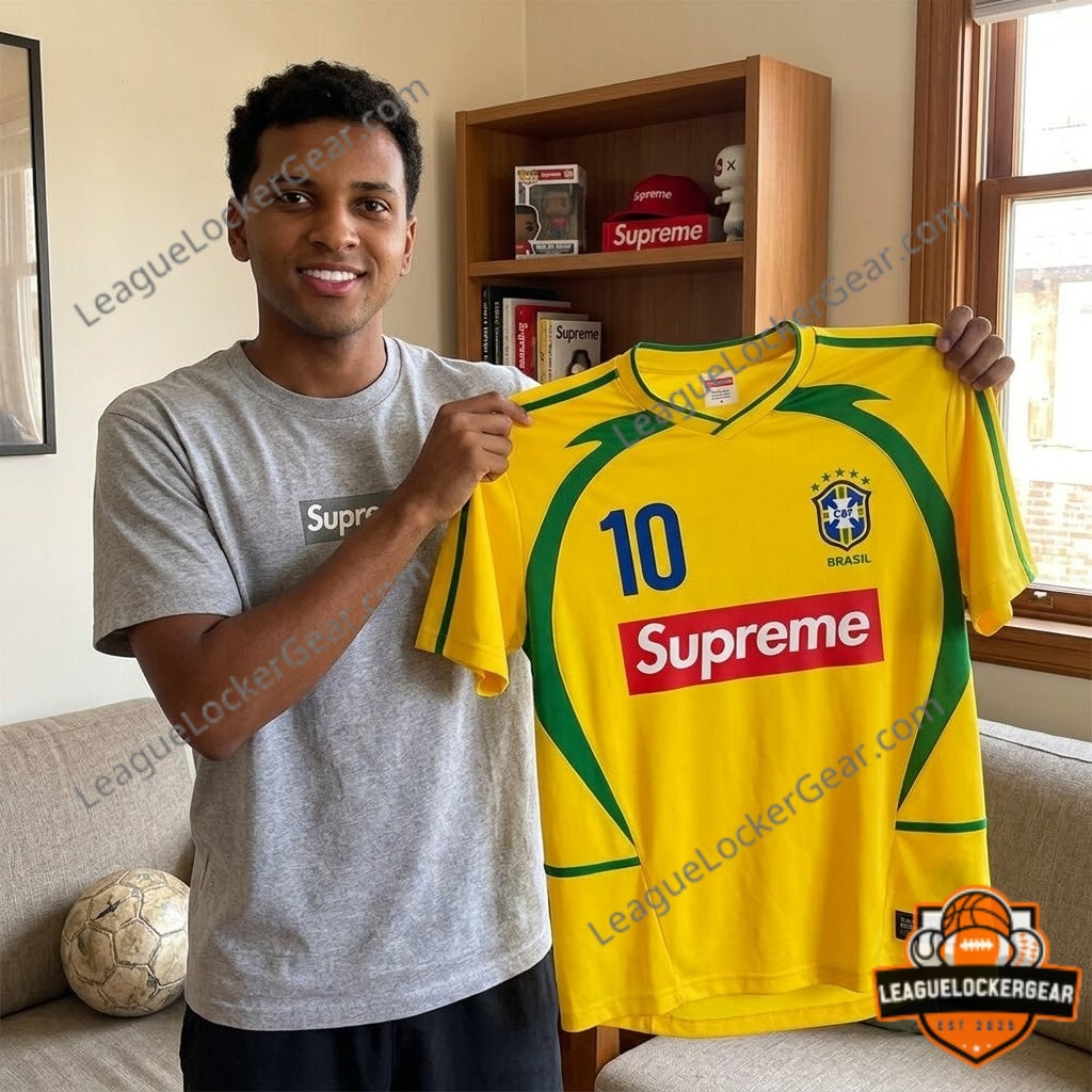 Brazil x Supreme FIFA World Cup 2026 Soccer Jersey - LeagueLockerGear