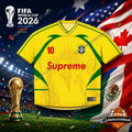 Brazil x Supreme FIFA World Cup 2026 Soccer Jersey - LeagueLockerGear