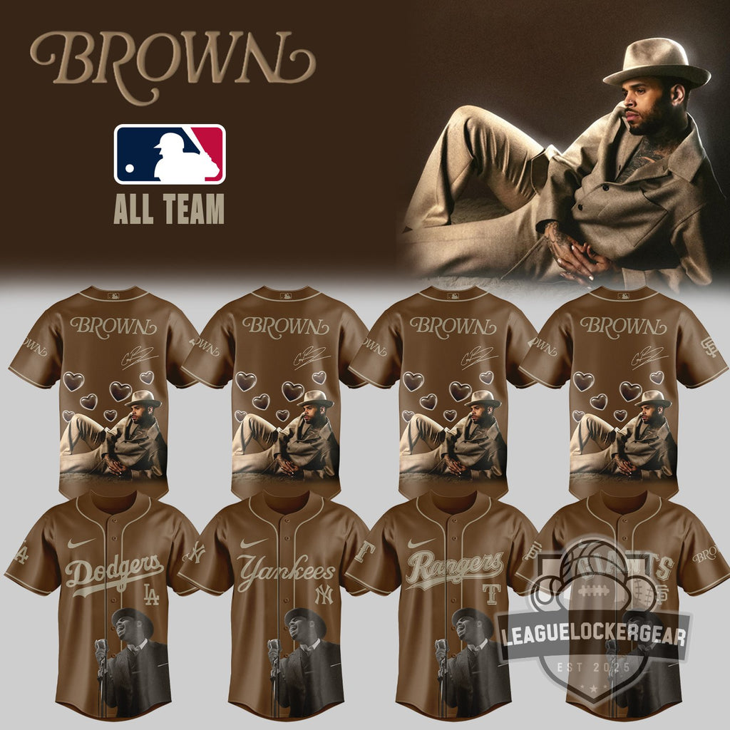 MLB All Team x CHRIS BROWN'S BROWN ALBUM Jersey - LeagueLockerGear
