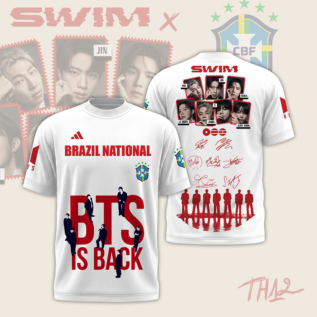BTS Is Back x Brazil World Cup 2026 T-Shirt - LeagueLockerGear