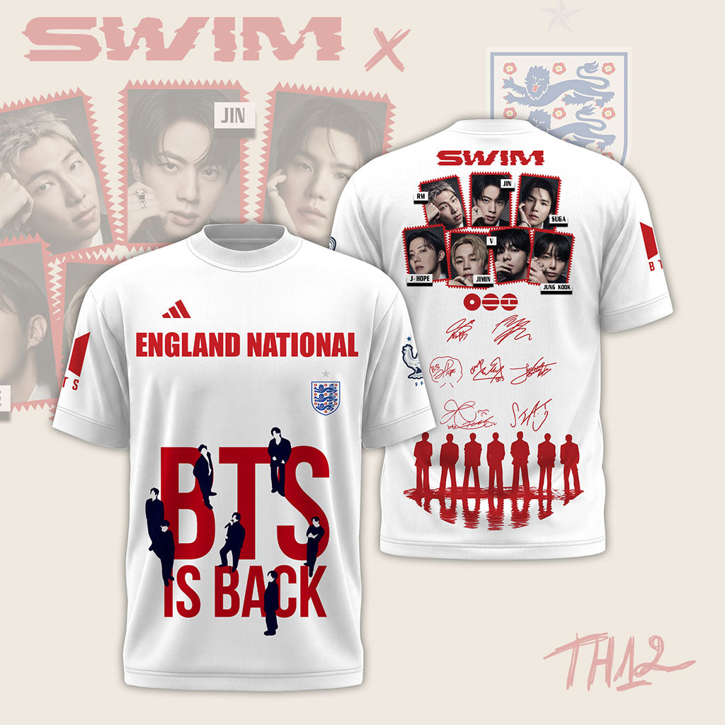BTS Is Back x England World Cup 2026 T-Shirt - LeagueLockerGear