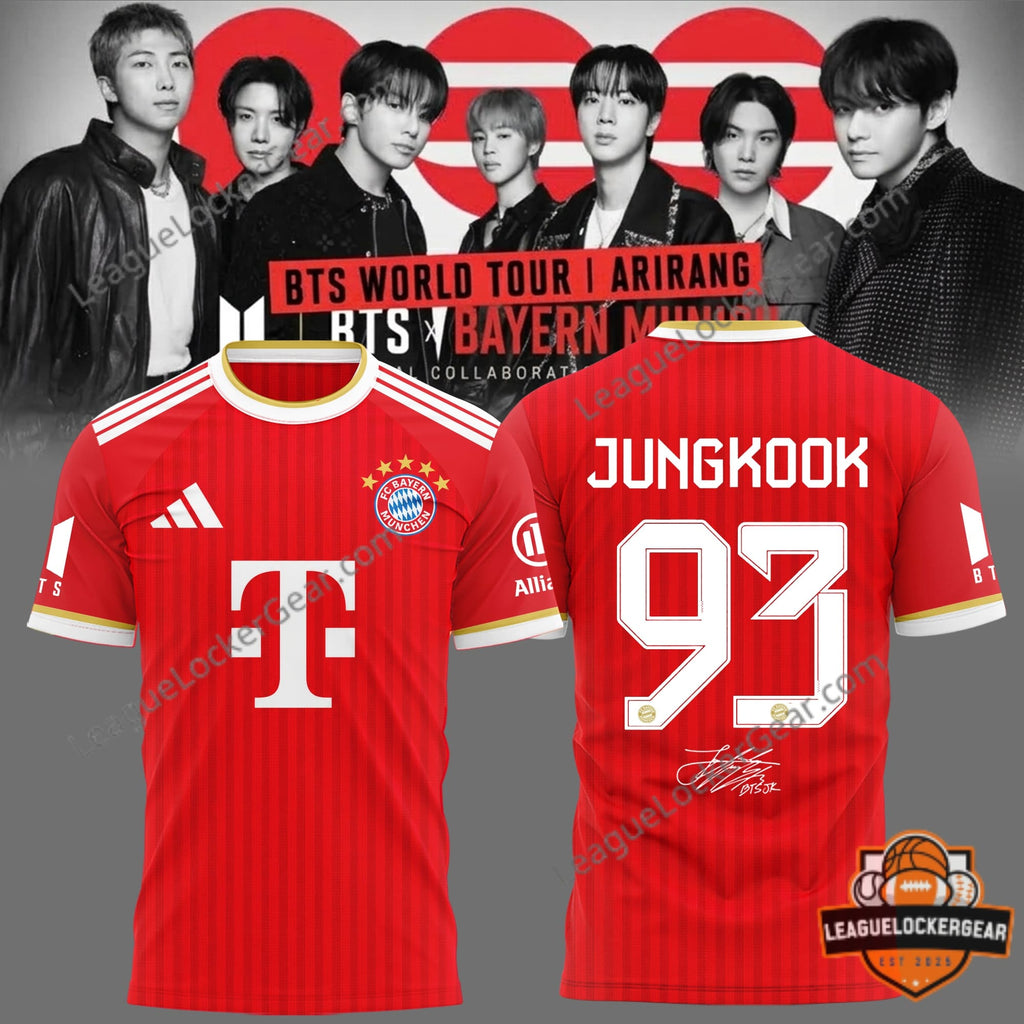 BTS FC Bayern Munich Jungkook Football Jersey - LeagueLockerGear