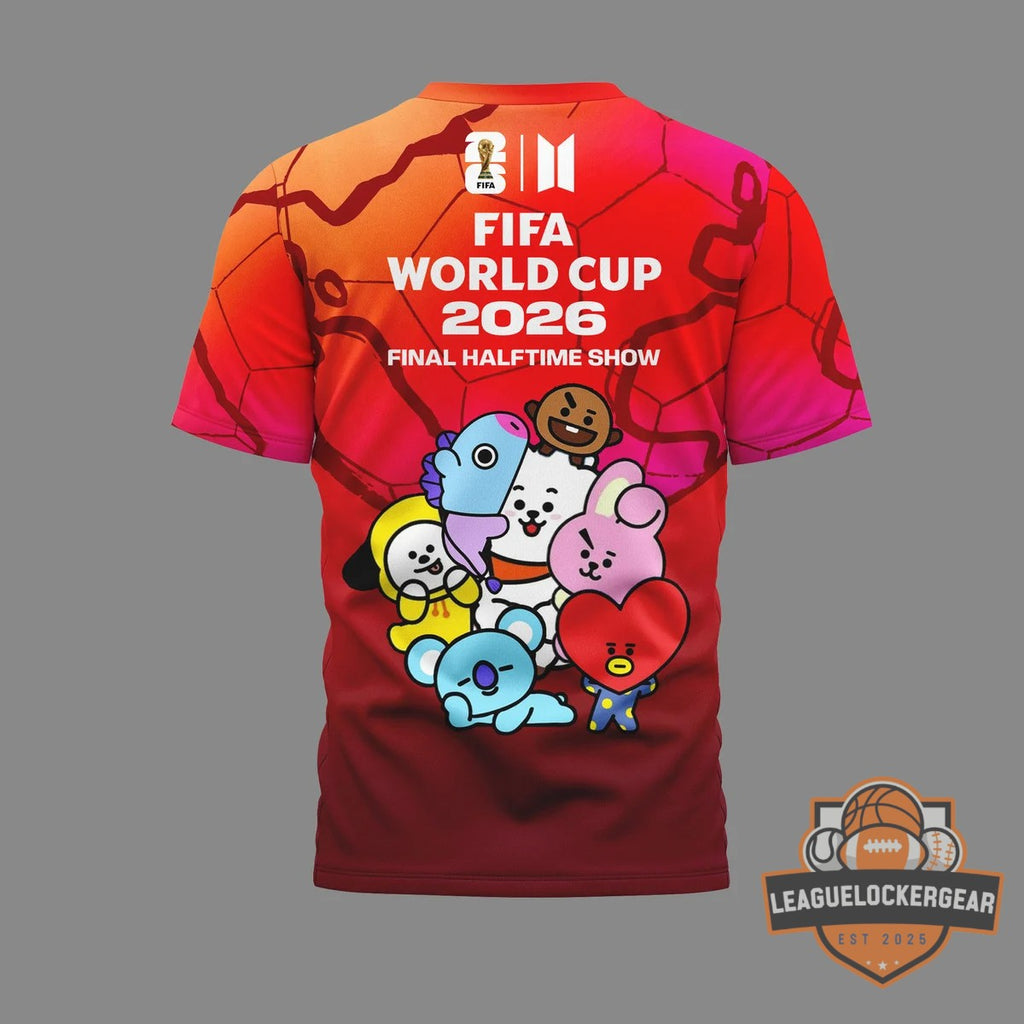 BTS FIFA World Cup 2026 Final Halftime Show T-Shirt - LeagueLockerGear