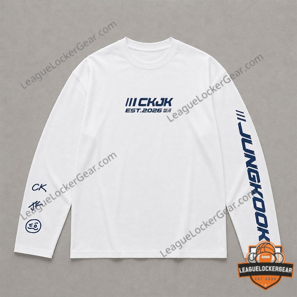BTS Jungkook Calvin Klein CKJK Est 2026 Long Sleeve T-Shirt