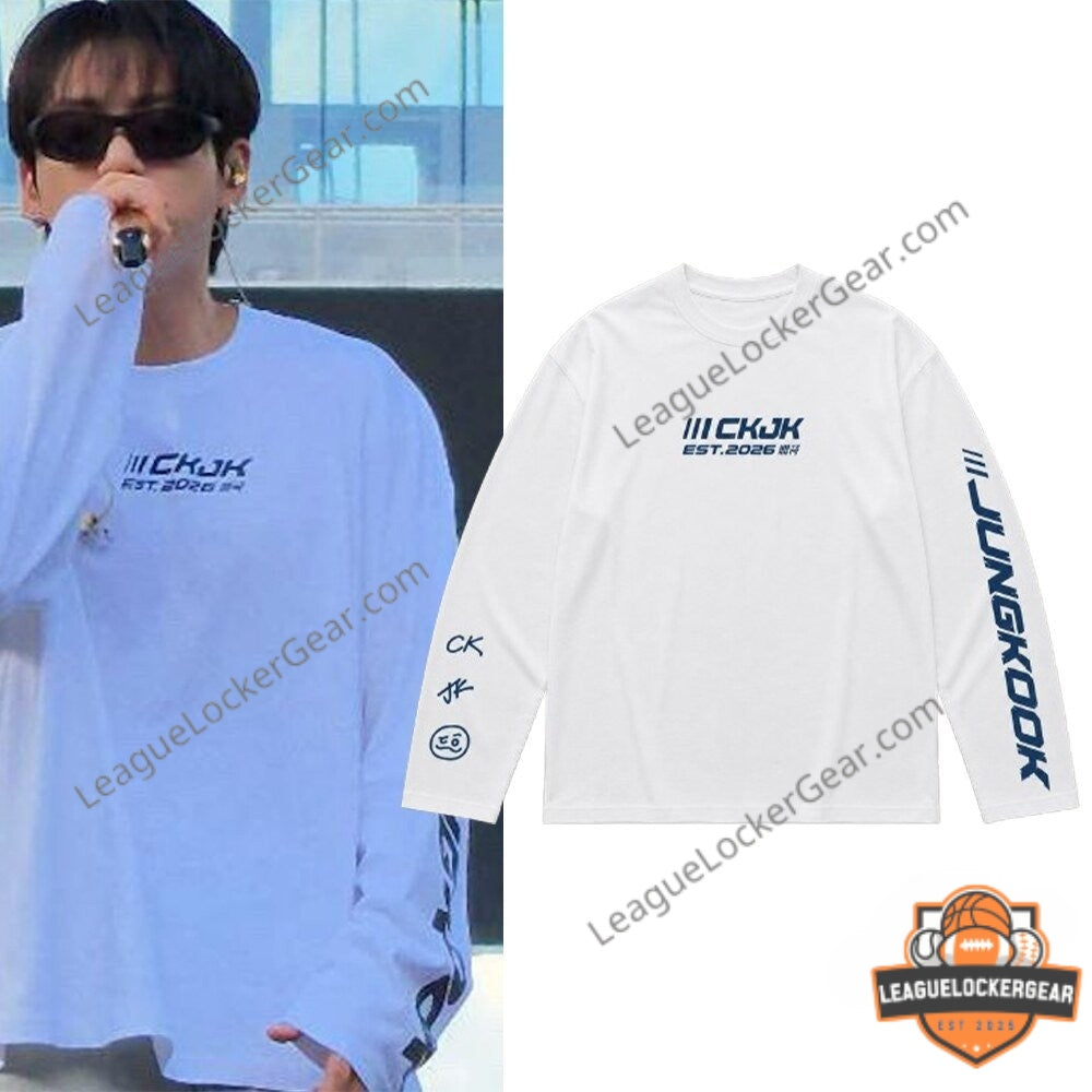 BTS Jungkook Calvin Klein CKJK Est 2026 Long Sleeve T-Shirt