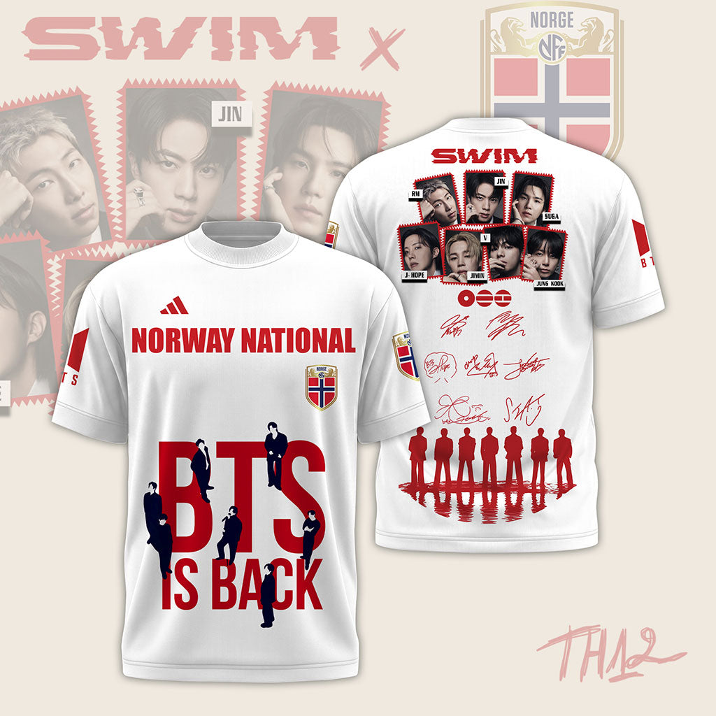 BTS Is Back x Norway World Cup 2026 T-Shirt - LeagueLockerGear