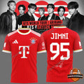 BTS World Tour Arirang Bayern Munich JIMNI Football Jersey - LeagueLockerGear