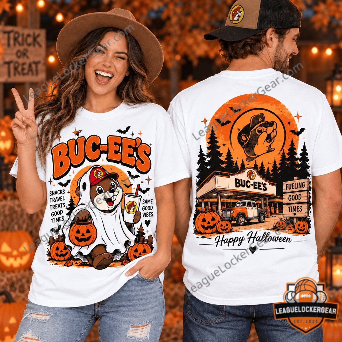 Buc-ee's Halloween Spooky Road Trip 3D T-Shirt